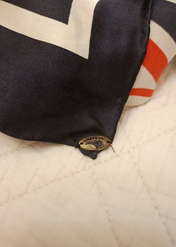 Kadın Çok Renkli İpek eşarp - Görsel 4