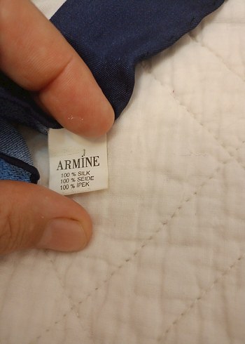 Vintage  Armine ipek eşarp - Görsel 3