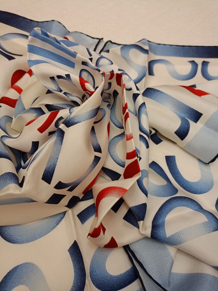 Vintage  Armine ipek eşarp - Görsel 2