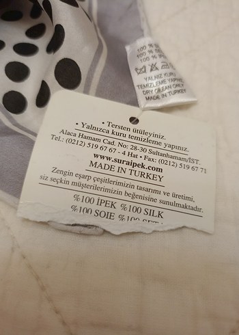 Retro Çok Renkli%100 ipek inceltilmiş doku, sura marka - Görsel 2