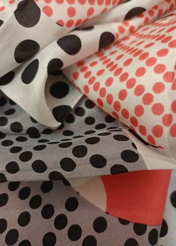 Retro Çok Renkli%100 ipek inceltilmiş doku, sura marka - Görsel 4