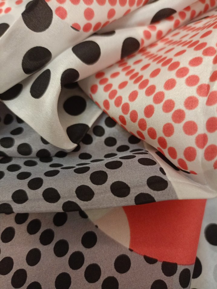 Retro Çok Renkli%100 ipek inceltilmiş doku, sura marka - Görsel 4