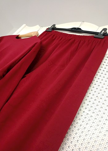 bordoUzun Kollu oysho Tunikli takım - Görsel 2