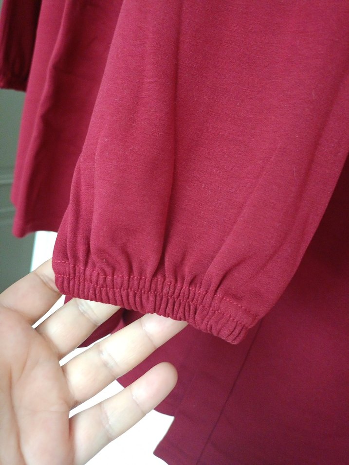 bordoUzun Kollu oysho Tunikli takım - Görsel 3