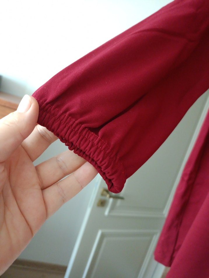 bordoUzun Kollu oysho Tunikli takım - Görsel 5