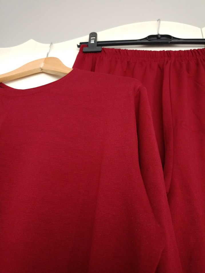 bordoUzun Kollu oysho Tunikli takım - Görsel 4