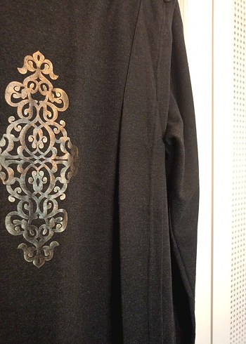 köyü füme zümral marka Uzun Kollu Salaş Kadın Elbise - Görsel 5