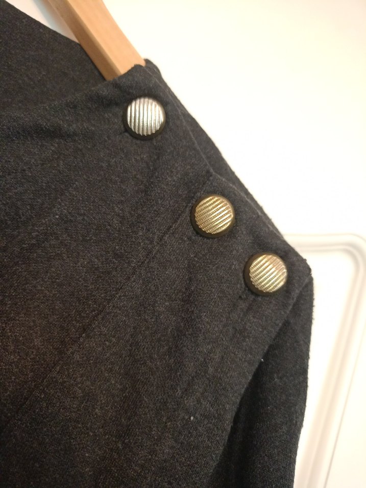 köyü füme zümral marka Uzun Kollu Salaş Kadın Elbise - Görsel 3