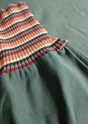 Nakışlı Bohem Kadın iki iplik penye tunik - Görsel 5