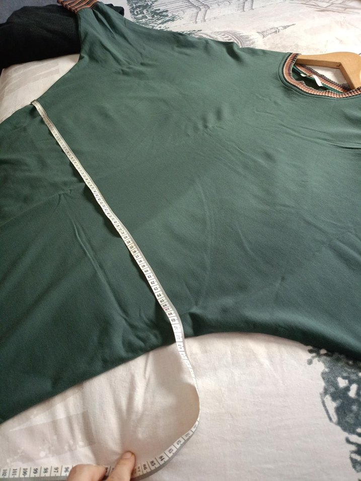 Nakışlı Bohem Kadın iki iplik penye tunik - Görsel 2