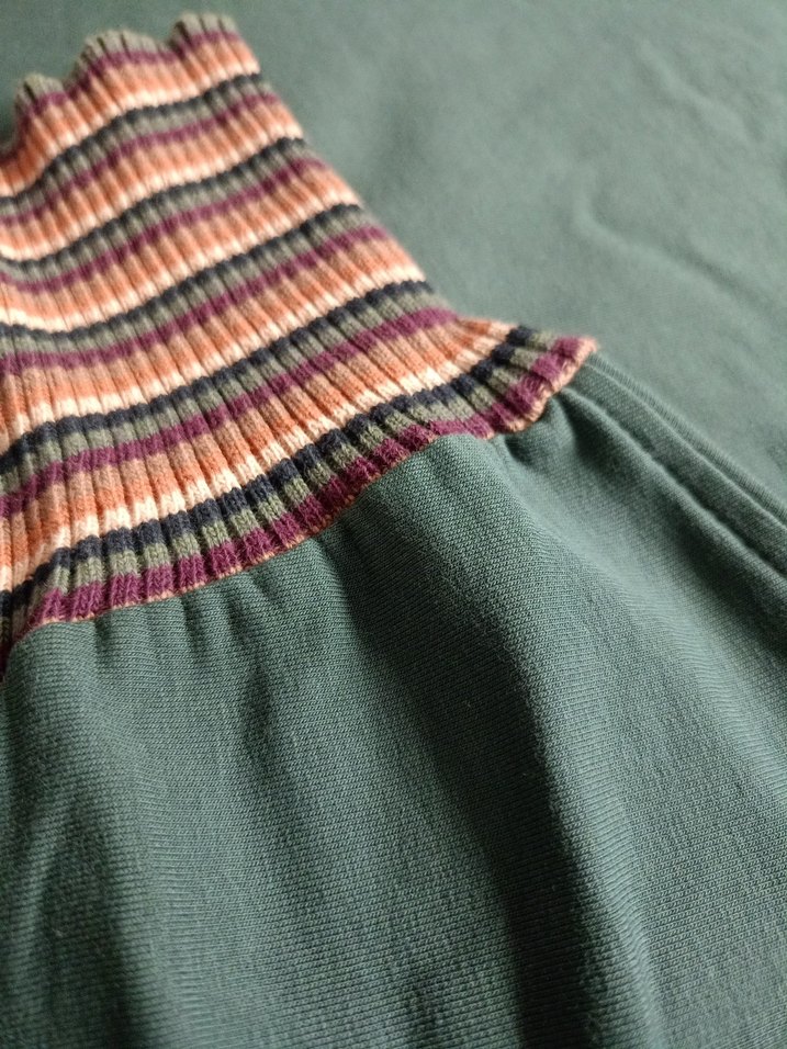 Nakışlı Bohem Kadın iki iplik penye tunik - Görsel 5