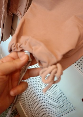 somon renk Uzun Kollu Rahat Kadın Eşofman Takımı - Görsel 2