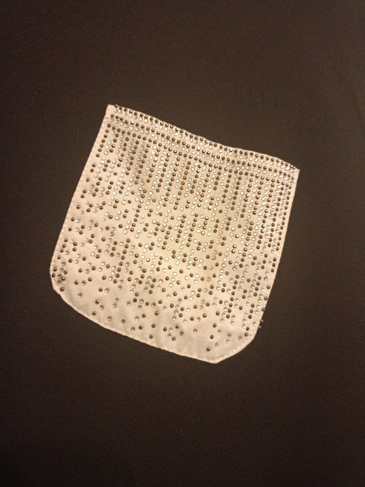 Siyah iki iplik penye tunik - Görsel 4