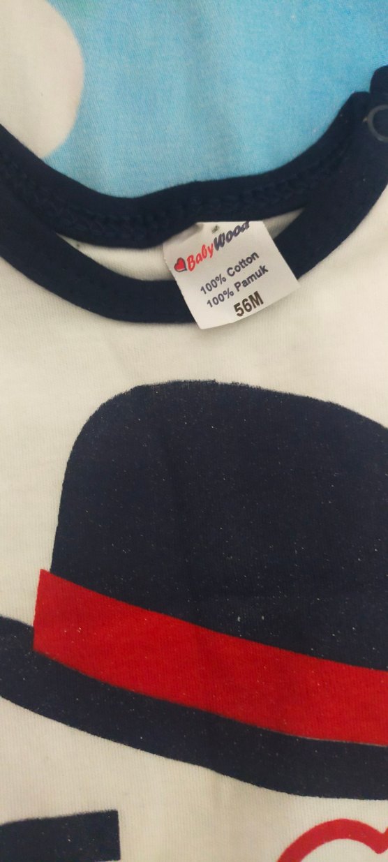 Renkli Baskılı Erkek Bebek Body - Görsel 2