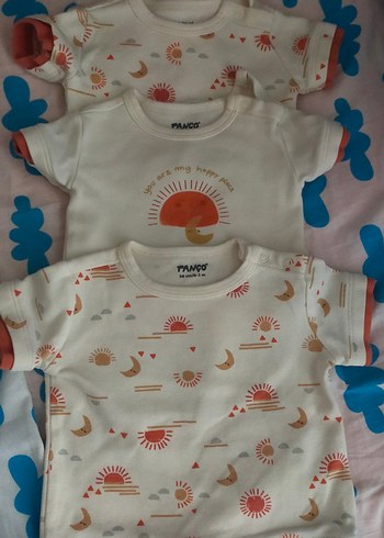 Turuncu Erkek Bebek Keten Takım - Görsel 4