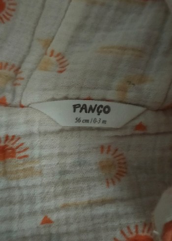 Turuncu Erkek Bebek Keten Takım - Görsel 2