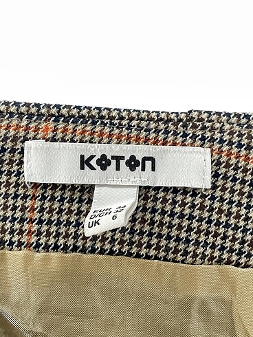 34 Beden çeşitli Renk Koton Mini Etek %70 İndirimli.