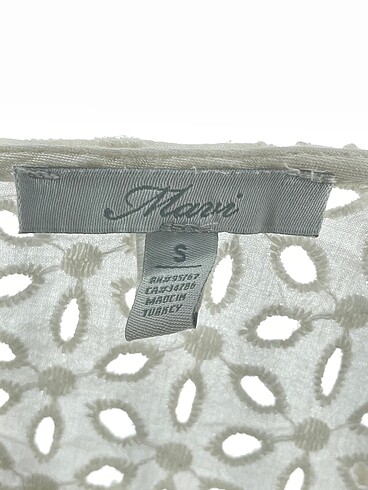 s Beden beyaz Renk Mavi Jeans Bluz %70 İndirimli.