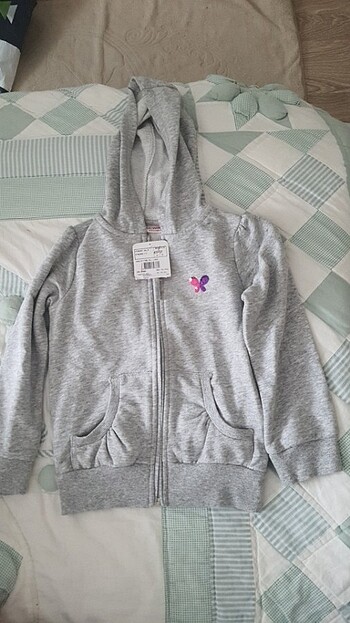 Kiz cocugu kapsonlu swetshrt