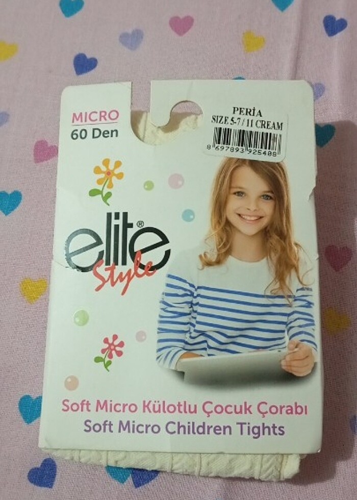 5-6 yaş soft micro külotlu çorap - Görsel 2