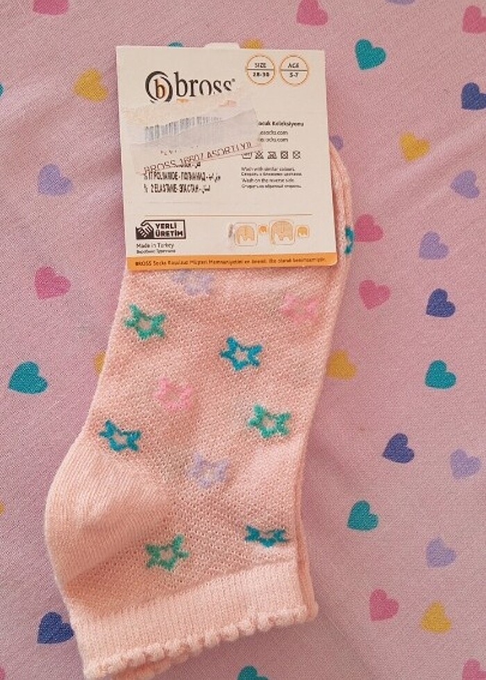5 yaş kız çocuğu çorap - Görsel 2