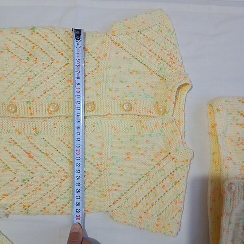 EL ÖRGÜSÜ CEKET, YELEK, ATKILI ŞAPKA TAKIMI - Görsel 10