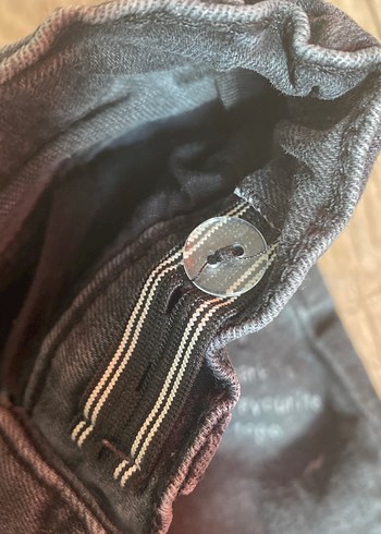 Gri Nakışlı Rahat Kesim Erkek Çocuk Kot Pantolon - Görsel 5