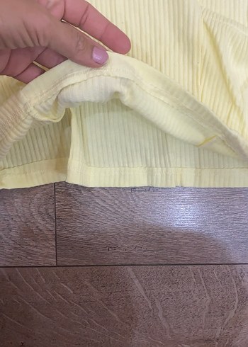 Sarı Mini Uzun Kollu tunik - Görsel 5