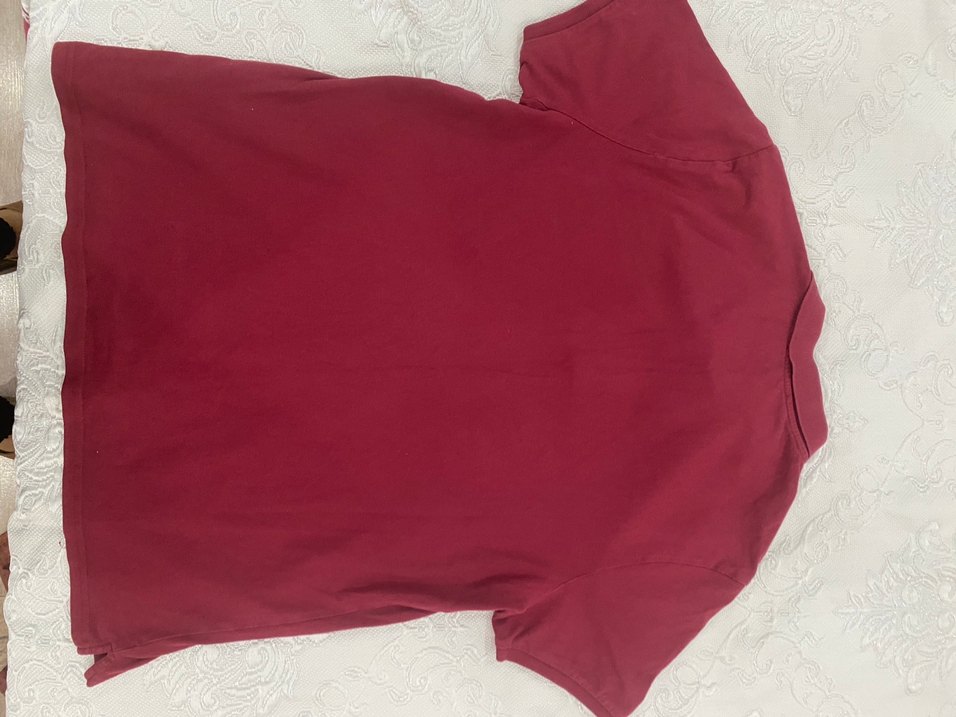 Bordo Süet Erkek Polo Tişört - Görsel 4