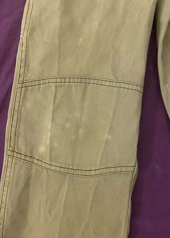 Bej Denim Salopet - Görsel 4