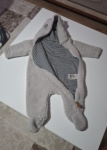 Gri Erkek Bebek  Tulum - Görsel 3