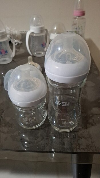 Beden beyaz Renk Avent cam bıberon