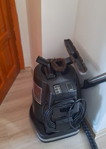 Siyah Endüstriyel Elektrikli Süpürge - Görsel 2