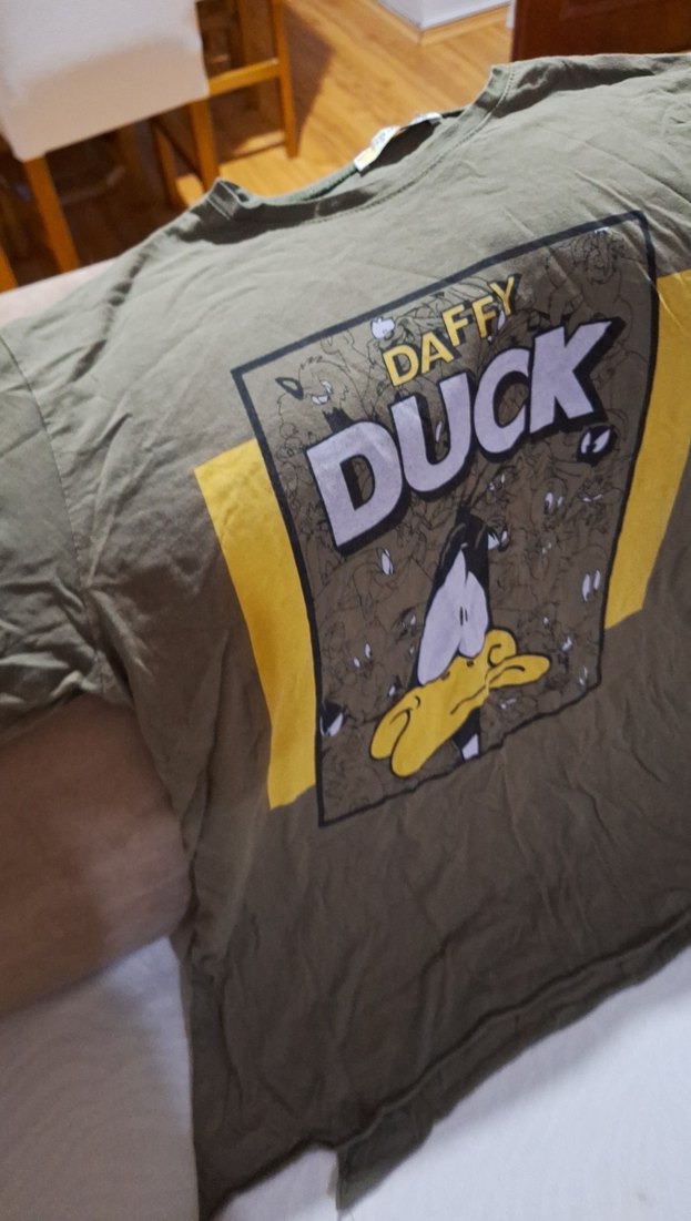 Gri Baskılı Kısa Kollu Hamile Tişörtü - Görsel 4