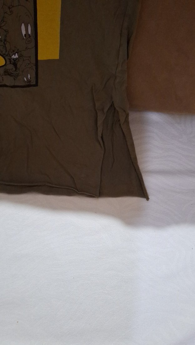 Gri Baskılı Kısa Kollu Hamile Tişörtü - Görsel 2