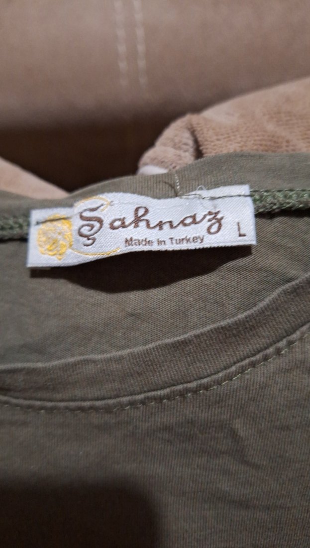 Gri Baskılı Kısa Kollu Hamile Tişörtü - Görsel 3