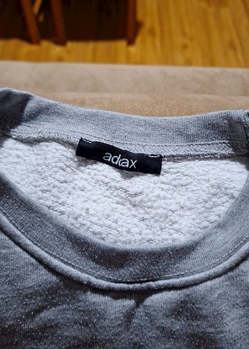 Gri Seattle Baskılı Kadın Sweatshirt - Görsel 2