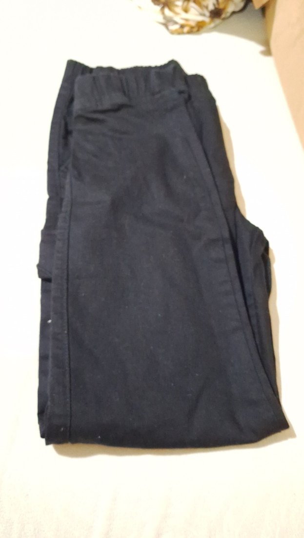 Kadın Siyah Bel Detaylı Bol Kesim Denim Pantolon - Görsel 3