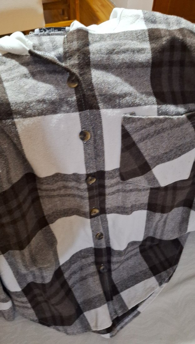 Kadın Ekose Pamuklu Uzun Kollu Gömlek - Görsel 3