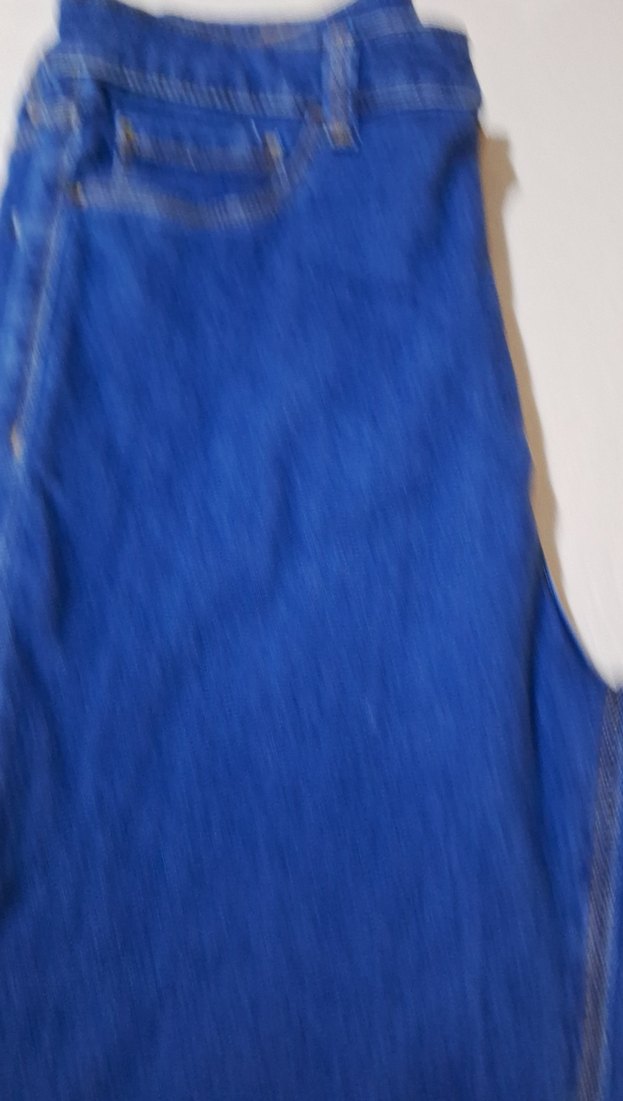 Parlak Mavi Kadın Kot Pantolon - Görsel 5