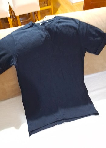 Siyah Oversize Pamuklu Erkek Tişört
