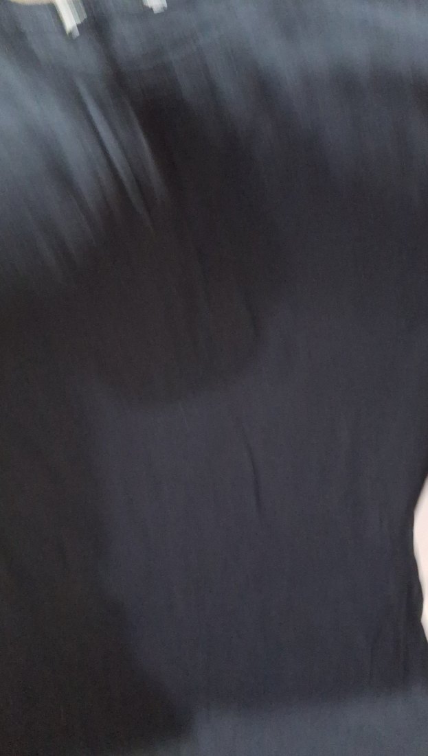 Siyah Oversize Pamuklu Erkek Tişört - Görsel 2