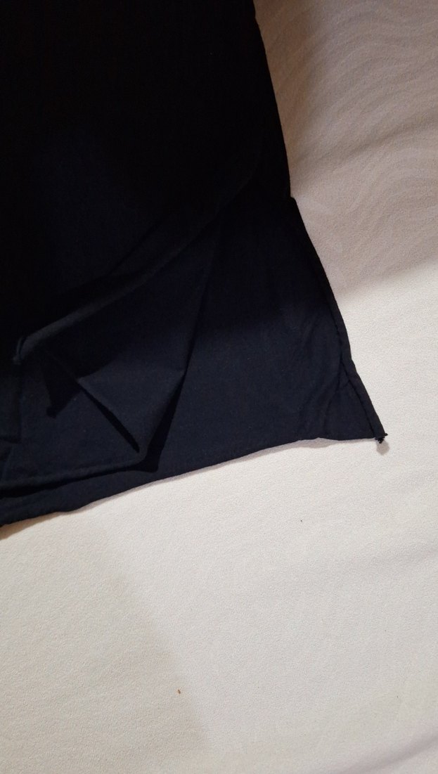 Siyah Oversize Pamuklu Erkek Tişört - Görsel 3