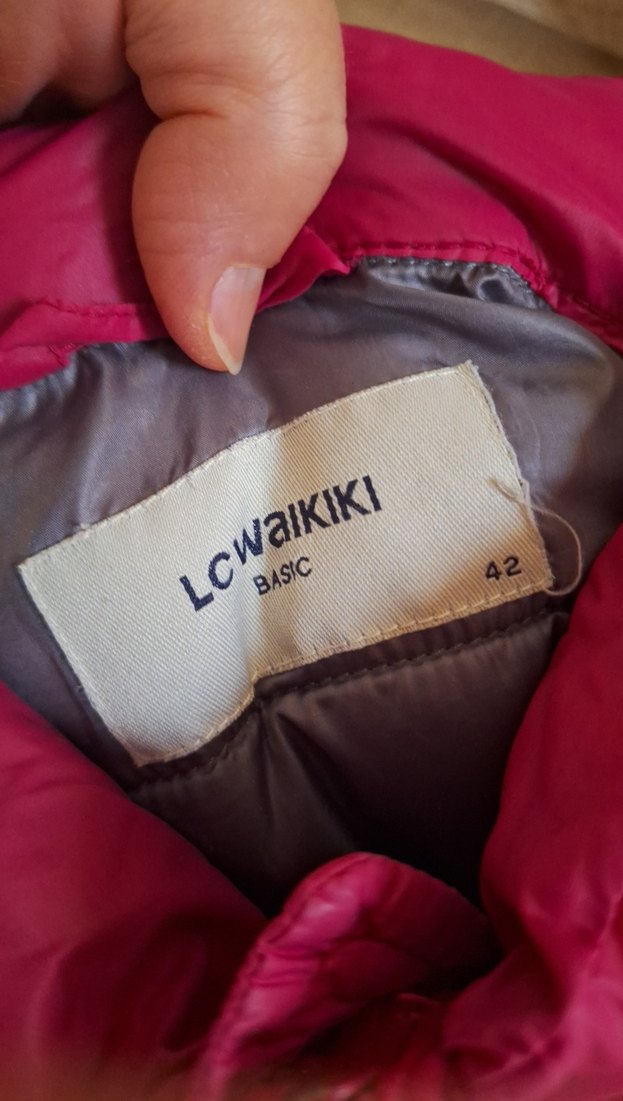 Kadın Parlak Pembe Fermuarlı Mont - Görsel 4