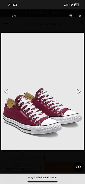 Converse Converse bordo