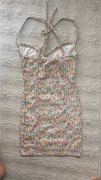 Bershka Bershka Mini Çiçekli Elbise