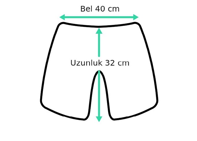 34 Beden camel Renk Mango Şort