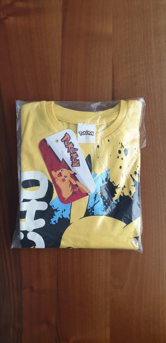 Sarı Pikachu Baskılı Uzun Kollu Çocuk Takımı - Görsel 2