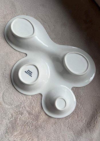 Beyaz Modern Çok Bölmeli Tabak - Görsel 4