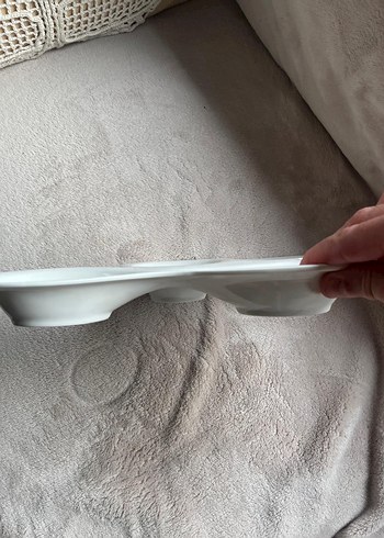 Beyaz Modern Çok Bölmeli Tabak - Görsel 3